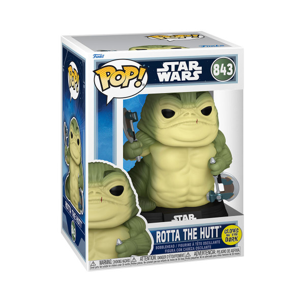 Ігрова фігурка Funko POP! серії Мандалорець і Ґроґу - Ротта Хатт (GW) Ігрова фігурка Funko POP! серії Мандалорець і Ґроґу - Ротта Хатт (GW)