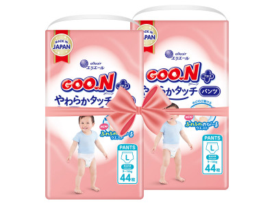 Трусики-підгузки Goo.N Plus для дітей 9-14 кг (розмір 4(L), 88 шт.)