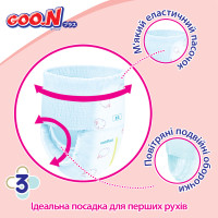 Трусики-підгузки Goo.N Plus для дітей 9-14 кг (розмір 4(L), 88 шт.)