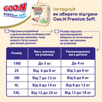 Трусики-підгузки Goo.N Premium Soft для дітей (розмір 5(XL), 12-17 kg, 36 шт) Трусики-підгузки Goo.N Premium Soft для дітей (розмір 5(XL), 12-17 kg, 36 шт)