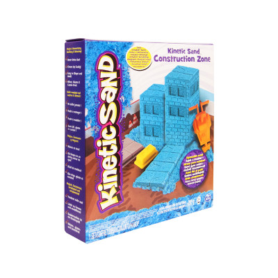 Пісок Для Дитячої Творчості - Kinetic Sand Construction Zone (Блакитний) Пісок Для Дитячої Творчості - Kinetic Sand Construction Zone (Блакитний)