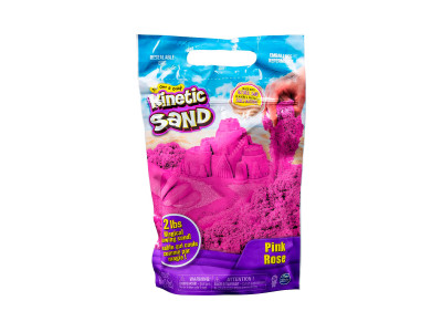 Пісок для дитячої творчості - Kinetic Sand Colour (рожевий, 907 g)