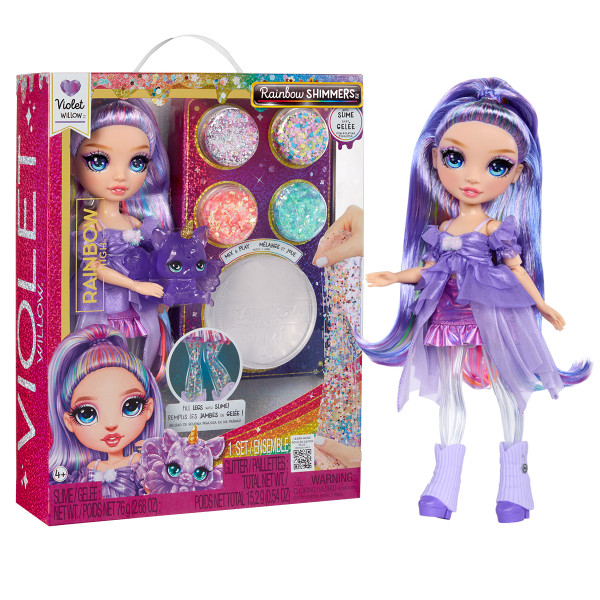 Ігровий набір з лялькою Rainbow High серії Rainbow Shimmers - Віолетта