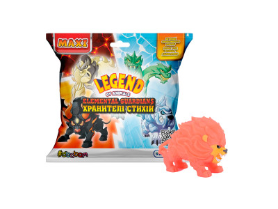 Стретч-іграшка у вигляді тварини серії Legend of animals Максі – Хранителі стихій