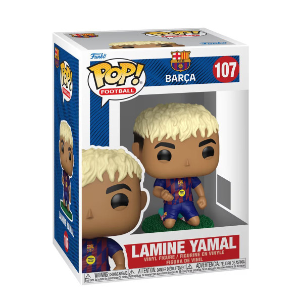 Ігрова фігурка Funko POP! серії Футбол: Барселона S2 - Ламін Ямаль Ігрова фігурка Funko POP! серії Футбол: Барселона S2 - Ламін Ямаль