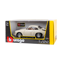 Автомодель - Porsche 356B (1961) (асорті слонова кістка, червоний, 1:24) Автомодель - Porsche 356B (1961) (асорті слонова кістка, червоний, 1:24)