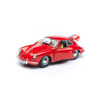Автомодель - Porsche 356B (1961) (асорті слонова кістка, червоний, 1:24) Автомодель - Porsche 356B (1961) (асорті слонова кістка, червоний, 1:24)