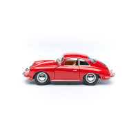 Автомодель - Porsche 356B (1961) (асорті слонова кістка, червоний, 1:24) Автомодель - Porsche 356B (1961) (асорті слонова кістка, червоний, 1:24)