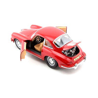 Автомодель - Porsche 356B (1961) (асорті слонова кістка, червоний, 1:24) Автомодель - Porsche 356B (1961) (асорті слонова кістка, червоний, 1:24)