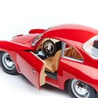 Автомодель - Porsche 356B (1961) (асорті слонова кістка, червоний, 1:24) Автомодель - Porsche 356B (1961) (асорті слонова кістка, червоний, 1:24)