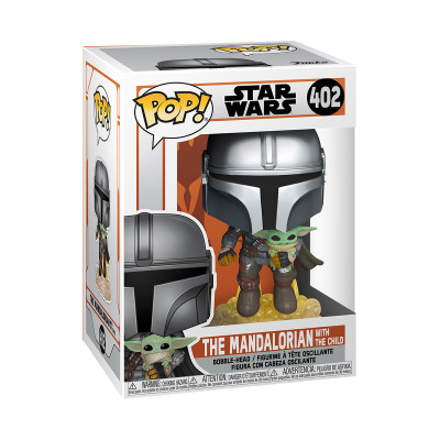 Ігрова фігурка Funko Pop! - Мандалорець, що летить з малюком Ігрова фігурка Funko Pop! - Мандалорець, що летить з малюком