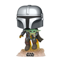 Ігрова фігурка Funko Pop! - Мандалорець, що летить з малюком Ігрова фігурка Funko Pop! - Мандалорець, що летить з малюком