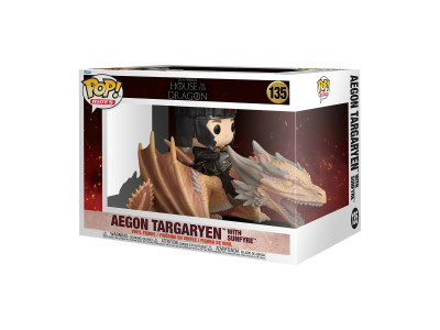 Ігрова фігурка Funko POP! Rides серії Дім Дракона S4 - Ейґон Тарґарієн і Сонцежар Ігрова фігурка Funko POP! Rides серії Дім Дракона S4 - Ейґон Тарґарієн і Сонцежар
