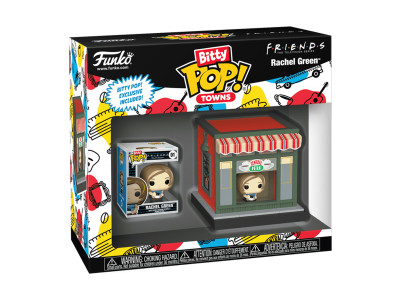 Набір фігурок Bitty Pop! Town – Рейчел у кав’ярні Central Perk Набір фігурок Bitty Pop! Town – Рейчел у кав’ярні Central Perk