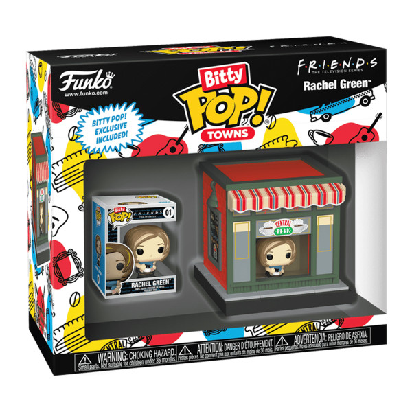 Набір фігурок Bitty Pop! Town – Рейчел у кав’ярні Central Perk Набір фігурок Bitty Pop! Town – Рейчел у кав’ярні Central Perk