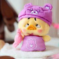 Колекційна м'яка іграшка з кільцем POP TOP 1983toys серії Upset Duck x Care Bears - Будь веселкою