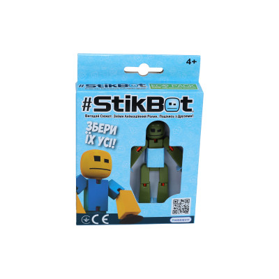 Фігурка для анімаційної творчості Stikbot (Мілітарі) Фігурка для анімаційної творчості Stikbot (Мілітарі)