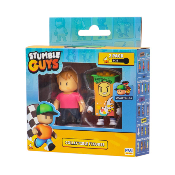Набір колекційних фігурок Stumble Guys - Міс Стамбл і Кілер Набір колекційних фігурок Stumble Guys - Міс Стамбл і Кілер