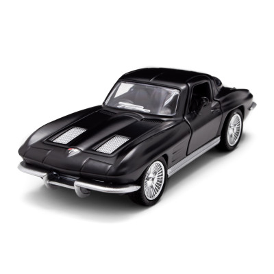 Автомодель - Chevrolet Corvette Split Window 1963 (матовий чорний)
