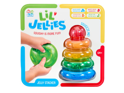 Сенсорний конструктор Jelly Blox серії Lil' Jellies - Пірамідка-кольоринка