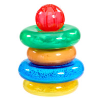 Сенсорний конструктор Jelly Blox серії Lil' Jellies - Пірамідка-кольоринка