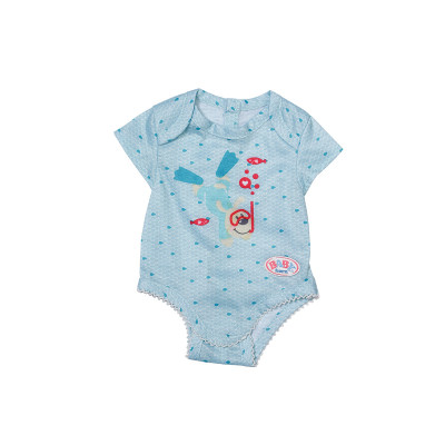 Одяг для ляльки BABY born - Боді S2 (блакитне) Одяг для ляльки BABY born - Боді S2 (блакитне)