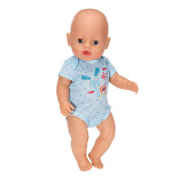 Одяг для ляльки BABY born - Боді S2 (блакитне) Одяг для ляльки BABY born - Боді S2 (блакитне)