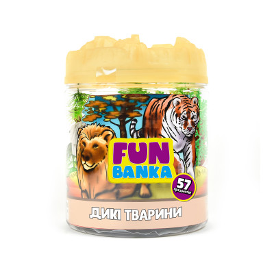 Ігровий набір Fun Banka – Дикі тварини Ігровий набір Fun Banka – Дикі тварини