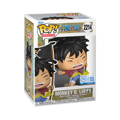 Ігрова фігурка Funko POP! серії Великий куш - Луффі з прапором Ігрова фігурка Funko POP! серії Великий куш - Луффі з прапором