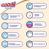 Трусики-підгузки Goo.N Premium Soft для дітей (розмір 6(2XL), 15-25 kg, 30 шт)