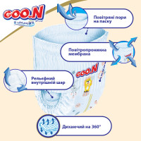 Трусики-підгузки Goo.N Premium Soft для дітей (розмір 6(2XL), 15-25 kg, 30 шт)