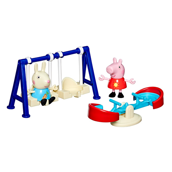 Ігровий набір Peppa Figurines серії Моменти з Пеппою – Пригоди на гойдалках Ігровий набір Peppa Figurines серії Моменти з Пеппою – Пригоди на гойдалках