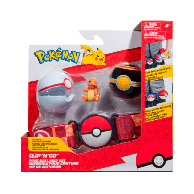 Ігровой набір Pokemon W14 - Пояс з покеболами Чармандер Ігровой набір Pokemon W14 - Пояс з покеболами Чармандер