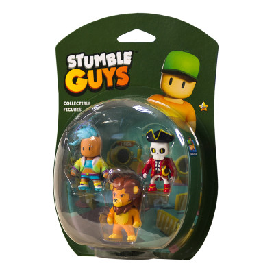 Набір колекц. фігурок Stumble Guys - Велоцит, Леонідас, Капітан Нохарт Набір колекц. фігурок Stumble Guys - Велоцит, Леонідас, Капітан Нохарт