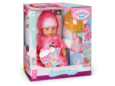 Лялька Baby Born серії Click & Play – Зимовий стиль Емми (43 см)