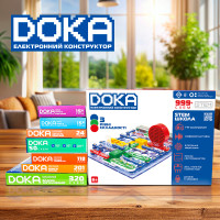 Конструктор електронний Doka Школа 999+ схем Конструктор електронний Doka Школа 999+ схем