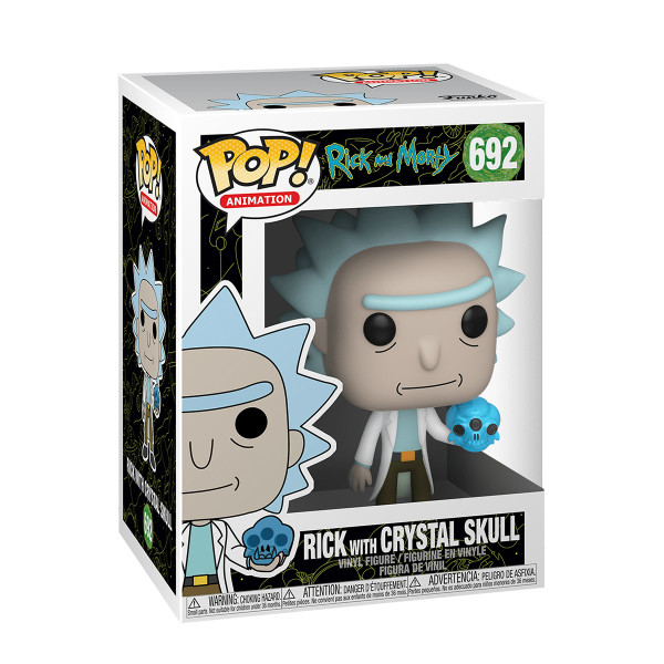 Ігрова фігурка Funko Pop! серії Рік і Морті - Рік з кришталевим черепом Ігрова фігурка Funko Pop! серії Рік і Морті - Рік з кришталевим черепом