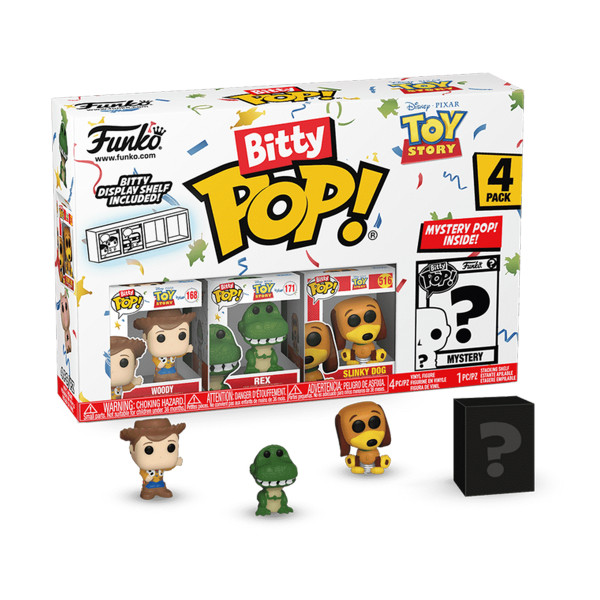 Набір ігрових фігурок Bitty POP! серії Історія іграшок - Вуді (4 фігурки в ас.) Набір ігрових фігурок Bitty POP! серії Історія іграшок - Вуді (4 фігурки в ас.)