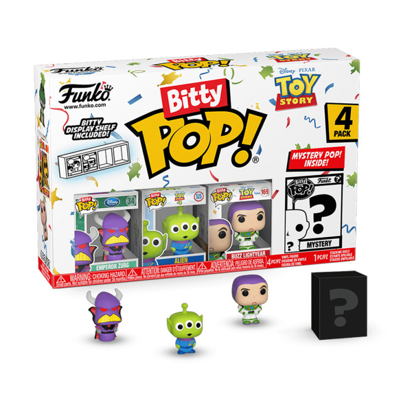 Набір ігрових фігурок Bitty POP! серії Історія іграшок - Зорг (4 фігурки в ас.) Набір ігрових фігурок Bitty POP! серії Історія іграшок - Зорг (4 фігурки в ас.)
