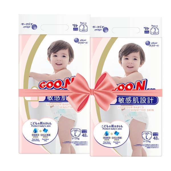Підгузки Goo.N Plus для дітей (розмір 4(L), 9-14 кг, 96 шт) Підгузки Goo.N Plus для дітей (розмір 4(L), 9-14 кг, 96 шт)