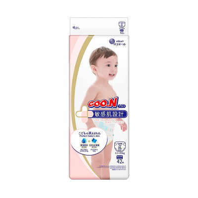 Підгузки Goo.N Plus для дітей (розмір 5(XL), 12-20 кг, 42 шт)