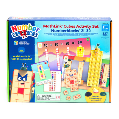 Навчальний ігровий набір Learning Resources серії Numberblocks - Вчимося рахувати 21-30 MathLink® Навчальний ігровий набір Learning Resources серії Numberblocks - Вчимося рахувати 21-30 MathLink®
