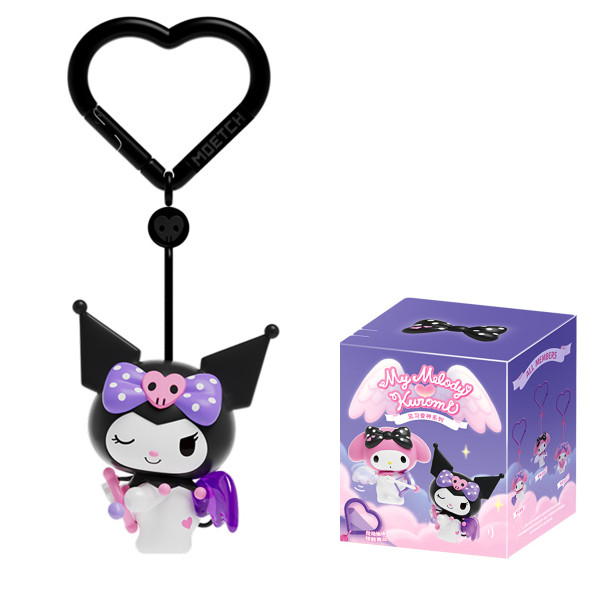 Механічна іграшка-сюрприз Pop Top Kuromi & My Melody – Милі крильця Механічна іграшка-сюрприз Pop Top Kuromi & My Melody – Милі крильця