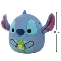 М'яка іграшка Squishmallows серії Disney - Стіч з жабкою (17 см)