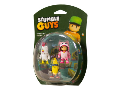Набір колекц. фігурок Stumble Guys - Курча, Банан, Мяумер