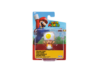Ігрова фігурка з артикуляцією SUPER MARIO - Жовтий Тоад 6 cm