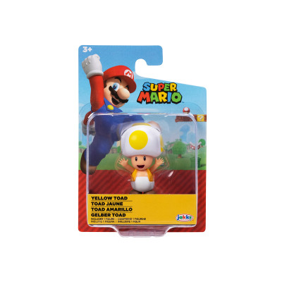 Ігрова фігурка з артикуляцією SUPER MARIO - Жовтий Тоад 6 cm Ігрова фігурка з артикуляцією SUPER MARIO - Жовтий Тоад 6 cm