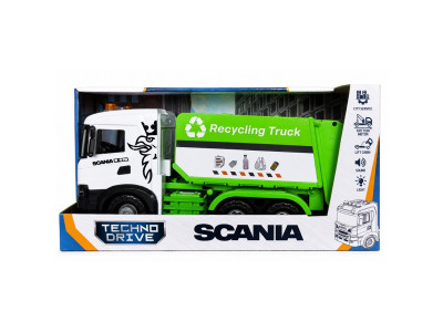 Автомодель серії Mid Truck – Сміттєвоз Scania (світло, звук) Автомодель серії Mid Truck – Сміттєвоз Scania (світло, звук)