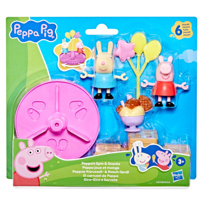 Ігровий набір Peppa Figurines серії Моменти з Пеппою – Карусель і ласощі