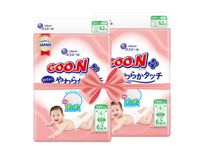 Підгузки Goo.N Plus для дітей (розмір 2(S), 4-8 кг, 124 шт) Підгузки Goo.N Plus для дітей (розмір 2(S), 4-8 кг, 124 шт)